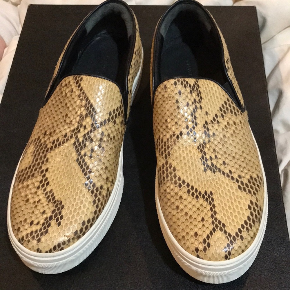 Celine womens Python Slip-On Shoes NEW 38